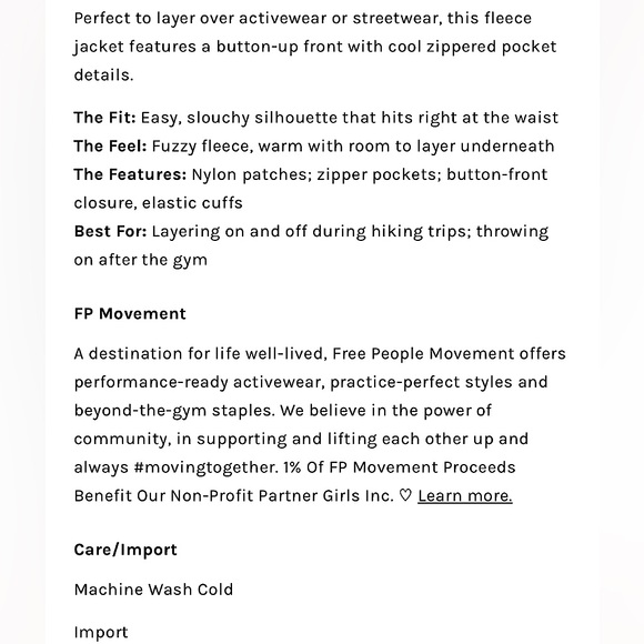 NEW Free People Hit The Slopes Fleece Jacket - Picture 7 of 15